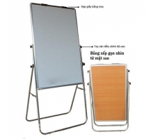 Bảng Flipchart viết bút lông từ tính chân inox BAVICO kích thước 100x60cm