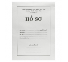 Bao Hồ Sơ A4 Trắng 100 cái/xấp