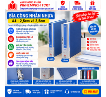 Bìa còng nhẫn 3.5F nhựa HQNGP