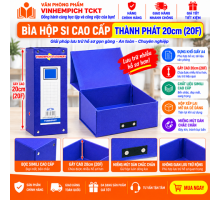 Bìa hộp si cao cấp Thành Phát 20cm