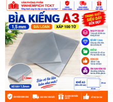 Bìa kiếng A3 1,5mm 