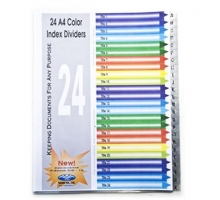 BÌA PHÂN TRANG NHỰA 24 CHỮ CÁI TM