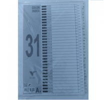 BÌA PHÂN TRANG NHỰA 31 SỐ VC-020