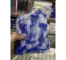 Bịch 100 cái Kẹp bảng tên nhựa (không kèm bảng tên)