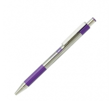 Bút Bi 0.7 mm Zebra F301 Thân Màu Tím - Mực Xanh CHÍNH HÃNG