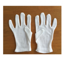 Combo 10 Đôi Găng Tay Vải thun( Màu trắng)