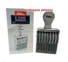 Con dấu 8 số xoay 9mm chấm mực ngoài Shiny N18