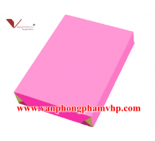 GIẤY FORD MÀU HỒNG A4 80GSM
