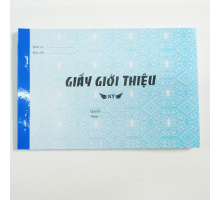 GIẤY GIỚI THIỆU