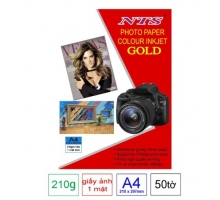 Giấy in ảnh 1 mặt bóng 50 tờ định lượng 210gsm NTS