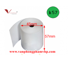 Giấy in nhiệt FT K57, đường kính 45mm