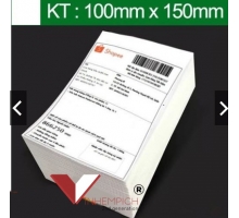 Giấy In Tem Vận Đơn A6 - chuyên dùng in Shopee, vận đơn TMĐT, đơn hàng, in phiếu giao hàng khổ 100x1