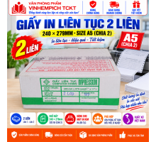Giấy liên tục 2-4 liên (240 mm x 279 mm)