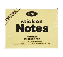GIẤY NOTE VÀNG UNC 3x4