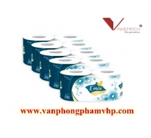 Giấy Vệ Sinh E'Mos Classic Xanh 2 Lớp (Lốc 10 Cuộn)