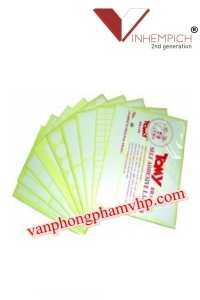 GIẤY DECAL TOMMY A5