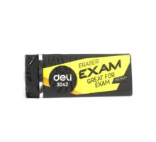 Gôm đen Deli 3042 Exam eraser 60x24x12mm
