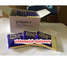 Hộp 12 xấp DoubleA 3x3 (76x76mm) - Giấy note Combo 12 tệp