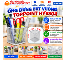 Hộp cắm bút vuông Toppoint - HY6804