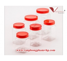 HỦ VUÔNG DUY TÂN NẮP ĐỎ 049