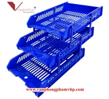 KỆ HỒ SƠ NHỰA 3 TẦNG TRƯỢT 206-3