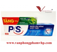 KEM ĐÁNH RĂNG P/S NGỪA SÂU RĂNG VƯỢT TRỘI 180G (TẶNG PS TRÀ XANH 30G) 