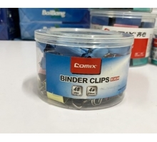 Kẹp bướm màu Comix 25mm 3634