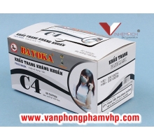 Khẩu trang y tế 4 lớp Bayoka