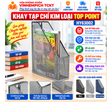 Khay Tạp Chí Kim Loại Top Point HY63002