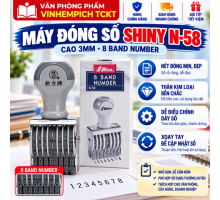 Máy đóng số Shiny N-58 (số cao 3mm)