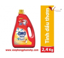 Nước giặt OMO TINH DẦU THƠM CHAI 2,4KG 2,3L DÙNG CHO MÁY GIẶT CỬA TRÊN