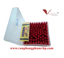 Phấn Sáp Hồng Ân Màu Đỏ Hộp Nhựa 100 viên