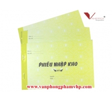 PHIẾU NHẬP KHO 2 LIÊN 13X19 (A5) NY 50 BỘ = 100 TỜ