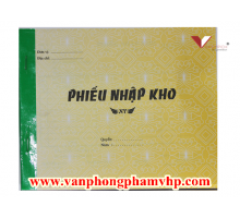PHIẾU NHẬP KHO 2 LIÊN 16X20 (A5) NY 50 BỘ = 100 TỜ