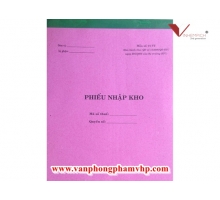 Phiếu nhập kho 2 liên A4 100 TRANG (50 BỘ)