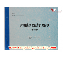 PHIẾU XUẤT KHO 2 LIÊN 16X20 (A5) NY 50 BỘ = 100 TỜ
