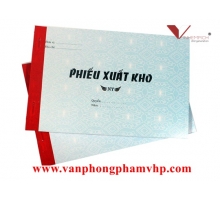 PHIẾU XUẤT KHO 3 LIÊN 13X19 NY 50 BỘ = 150 TỜ