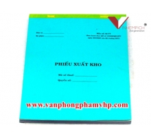 Phiếu xuất kho 3 liên A4 150 tờ