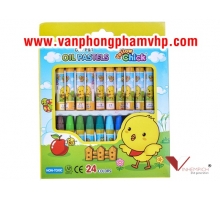  SÁP DẦU HỘP GIẤY D.A P&T 24 MÀU (SÁP DẦU GÀ VÀNG HÀN QUỐC)