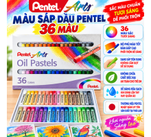 Sáp màu dầu Pentel 36 màu