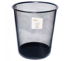 Sọt rác Kim Loại Văn Phòng Tròn Top Point HY63515 màu đen