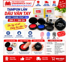 Tampon lăn dấu vân tay Shiny Thumb print pad SM-2 , SM-2A