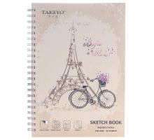 Tập Vẽ Lò Xo Takeyo A4 50 Tờ 8524 